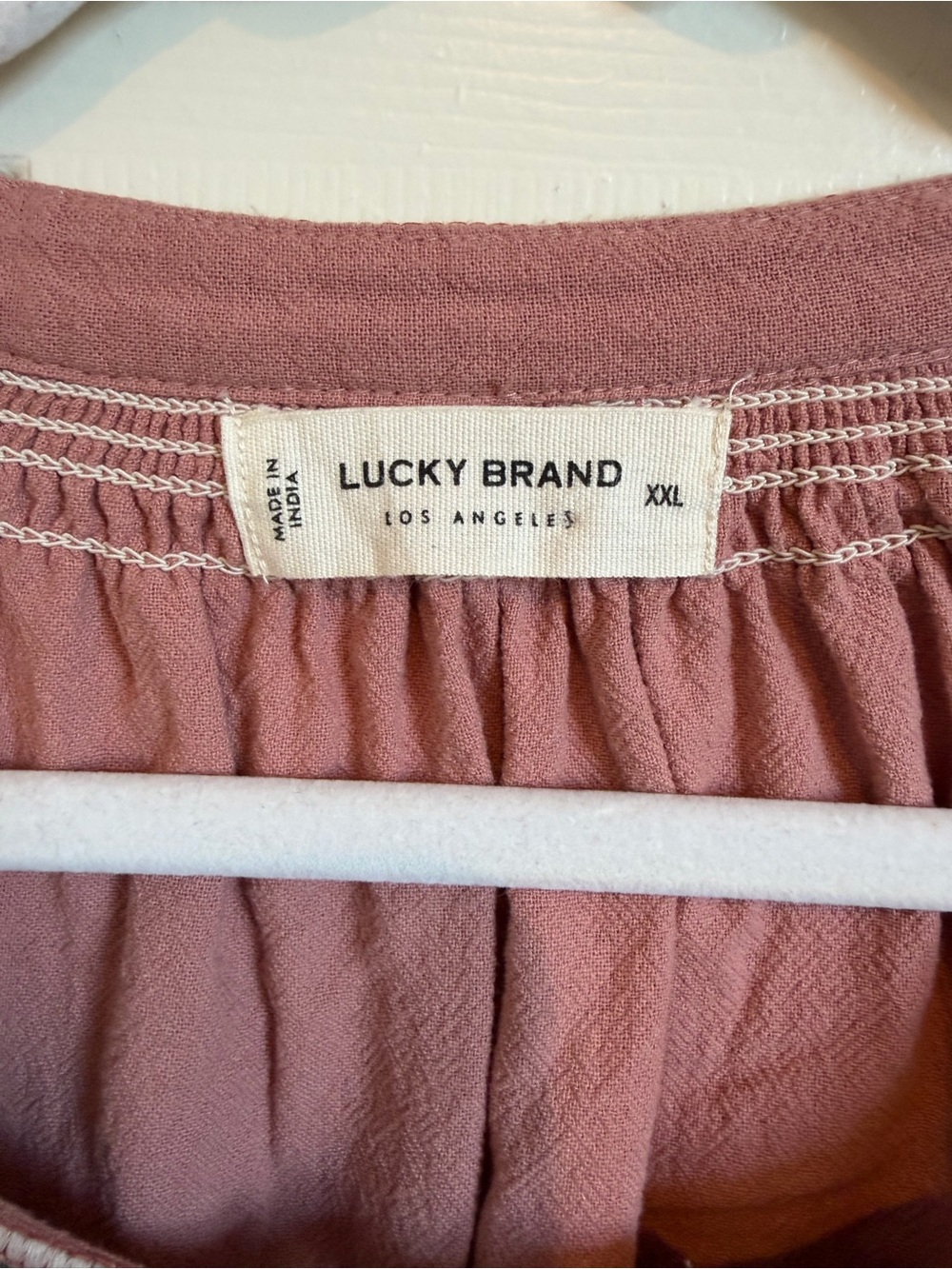 Lucky Brand Top size XXL Dusty Pink Very GUC Size XXL - Picture 4 of 6